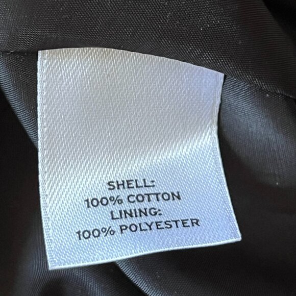 Halogen Nordstrom Straight Midi Pencil Skirt Black and White Cotton Lined Size 2 - Picture 12 of 13